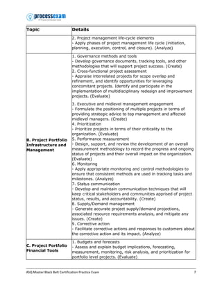 Easy to Clear ASQ Master Black Belt (MBB) Certification with High Score ...