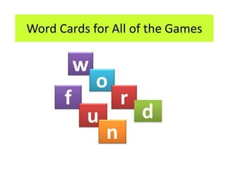Easy to make game folders from  cvc words to r controlled vowels