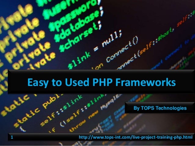 Easy to used php frameworks