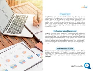 Easytrax GPS Tracking Company Profile and Brochure | PPT