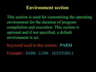 Easytrieve Examples The Easytrieve Presention by Srinimf | PPT