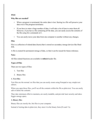 EASY UNDERSTANDING OF FILES IN C LANGUAGE.pdf
