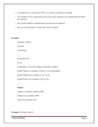 EASY UNDERSTANDING OF POINTERS IN C LANGUAGE.pdf | Programming ...