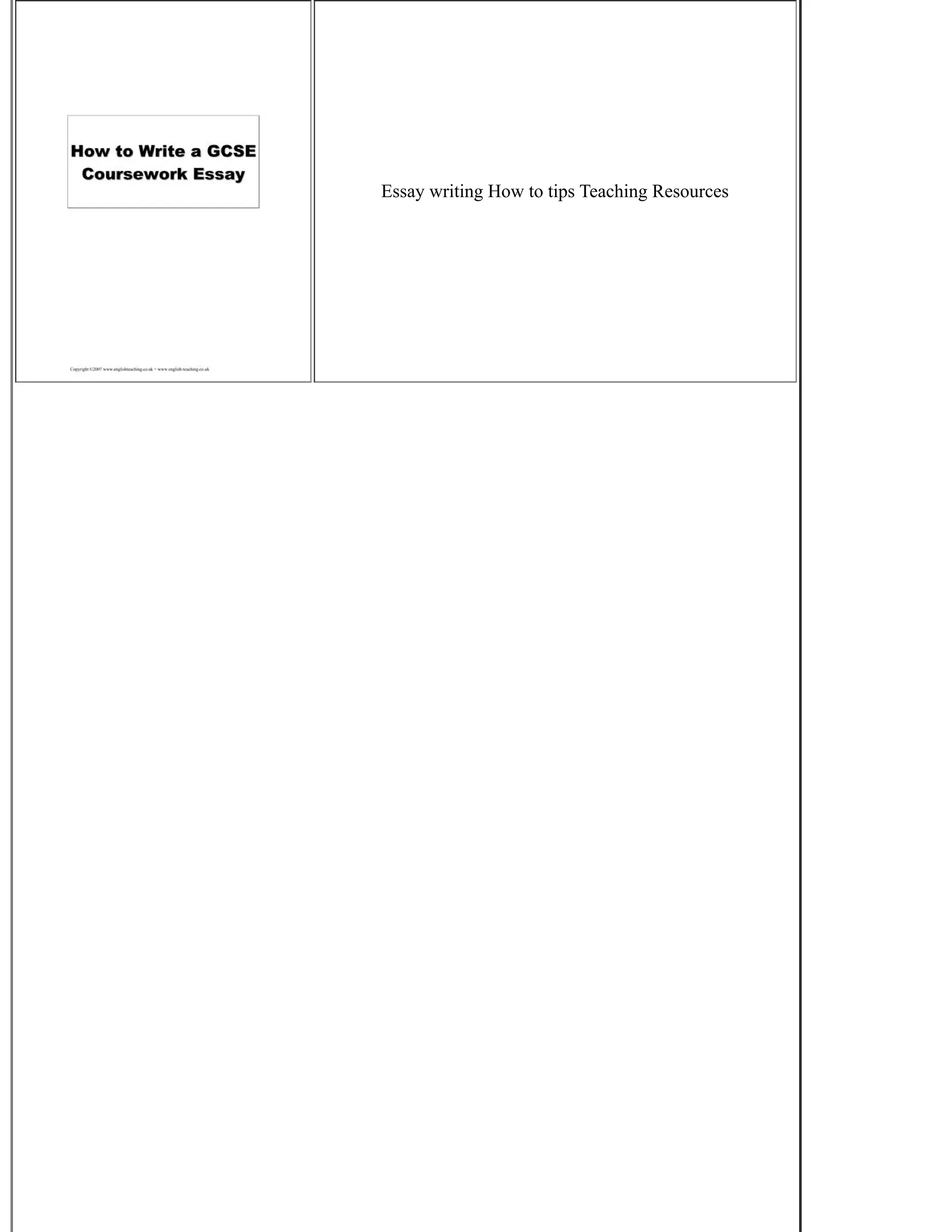 Easy Ways To Write An Essay | PDF