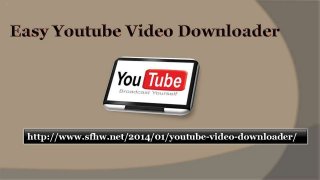 Easy Youtube Video Downloader