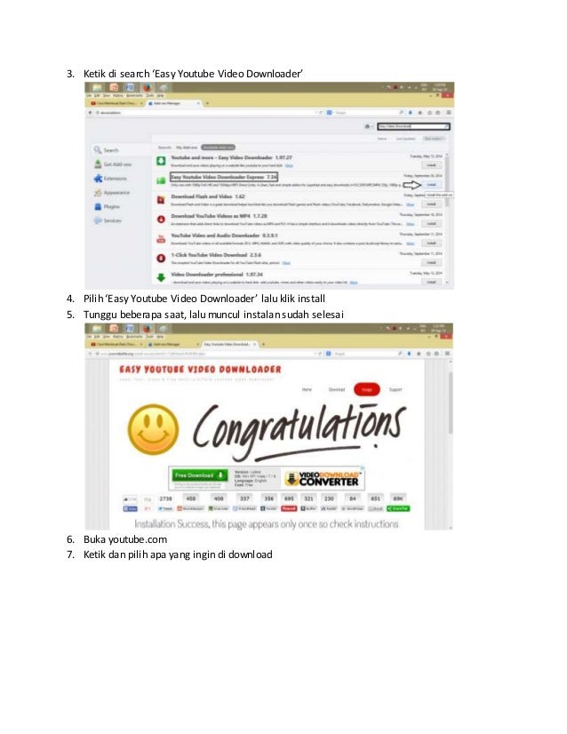 Cara Download Video Dengan Mudah Menggunakan Easy Youtube Video Downl 