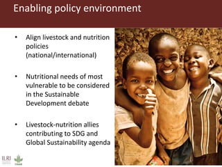 Livestock enhanced diets in the first 1,000 days: pathways to healthy and sustainable futures in low-income countries?