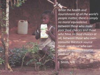 Livestock enhanced diets in the first 1,000 days: pathways to healthy and sustainable futures in low-income countries?
