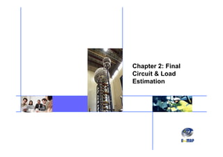 Chapter 2: Final
Circuit & Load
Estimation
 