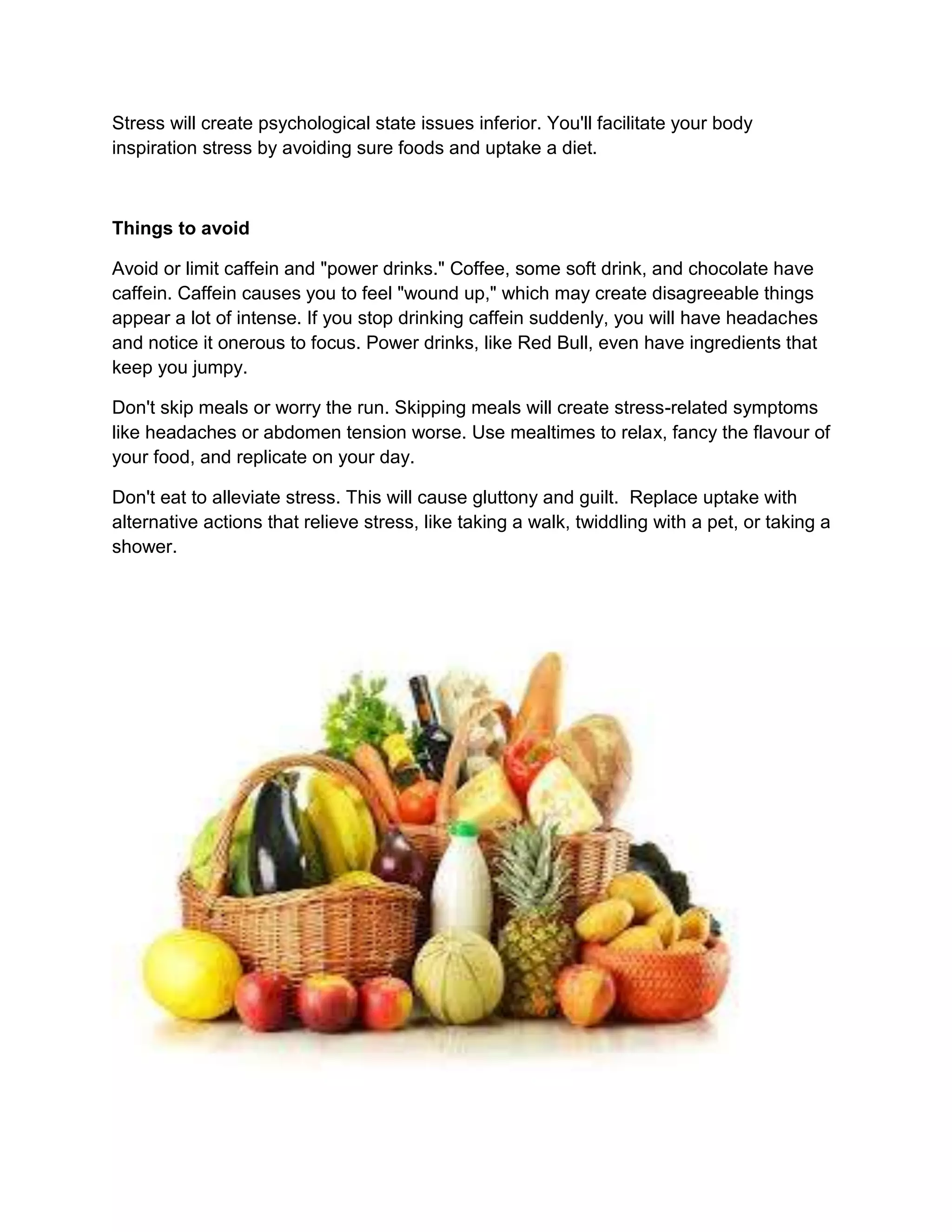 Eat a balanced diet for mental health and healthy life | DOCX