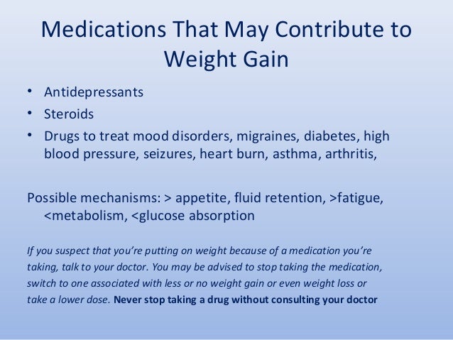 Zoloft Weight Gain Study