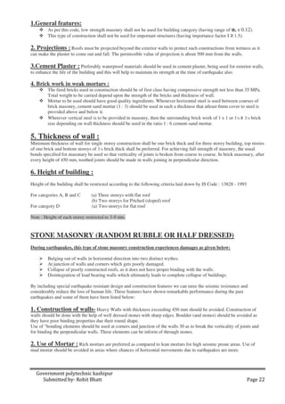 EARTHQUAKE RESISTANT BUILDING CONSTRUCTION notes for civil engineering ...