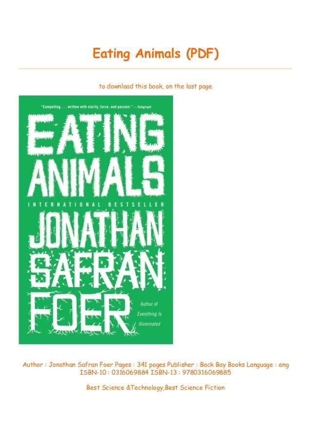 Eating Animals (PDF)