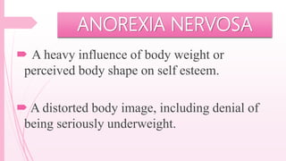 Eating Disorders | PPTX