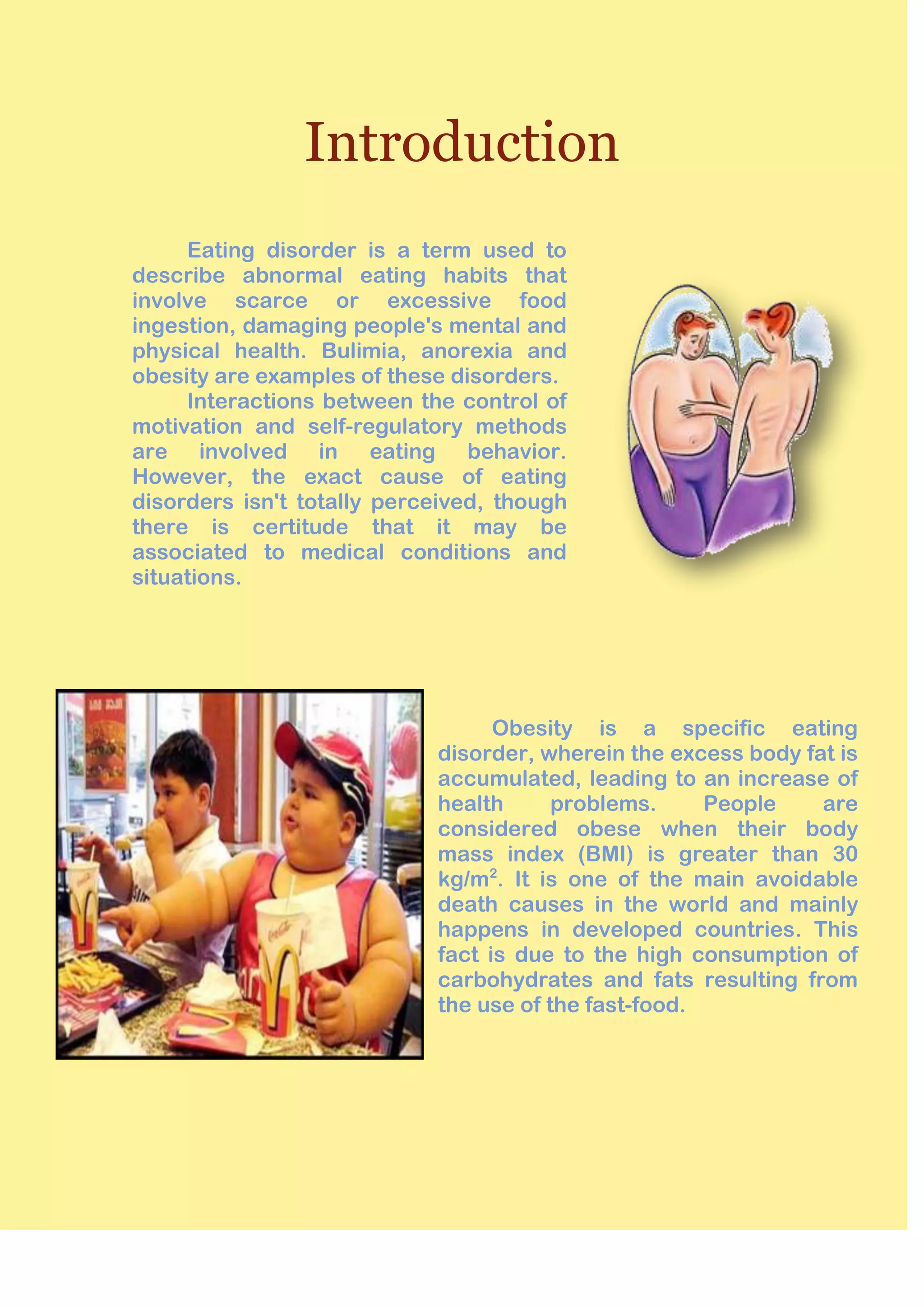 Eating disorders - obesity | DOCX