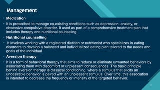 Eating Disorders and Management includes .pptx