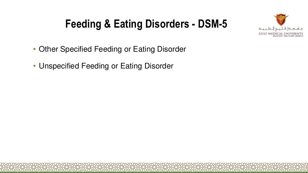 Eating disorders and nursing care