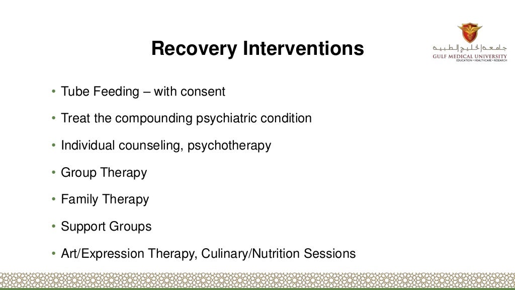 Eating disorders and nursing care