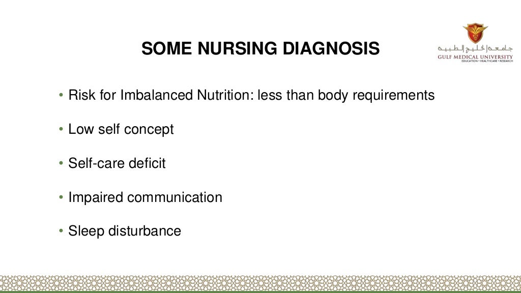 Eating disorders and nursing care