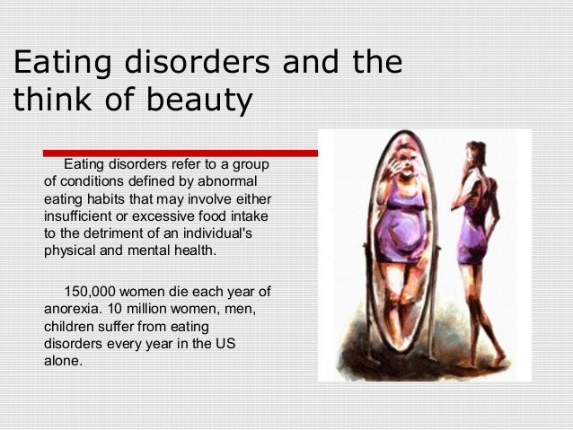 Eating disorders are caused by media