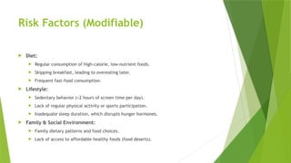 Eating Disorder: Obesity in Children pptx | PPTX