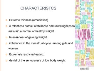 Eating disorders | PPTX