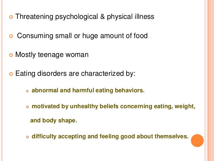 Eating disorders