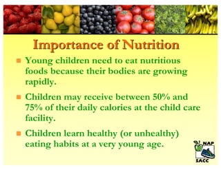 the importance of eating healthy food