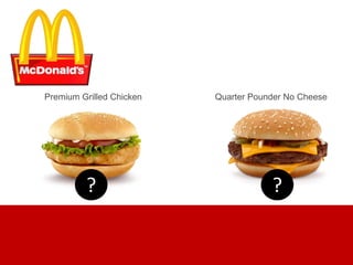 ? ?
Premium Grilled Chicken Quarter Pounder No Cheese
 