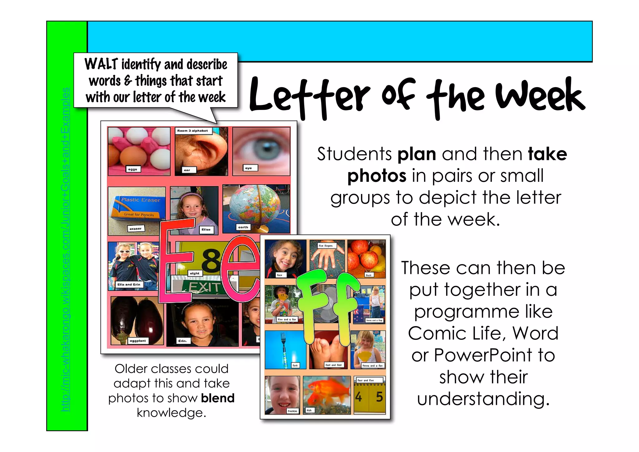 Ideas For Using The Digital Camera In The Primary Classroom   Rachel Boyd