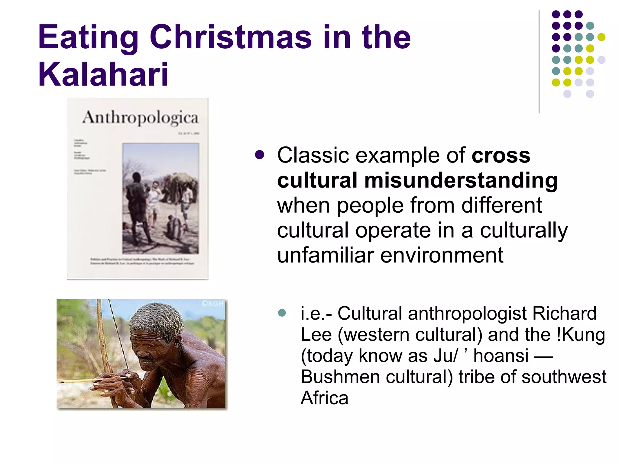 Eating Xmas In The Kalahari | PPT