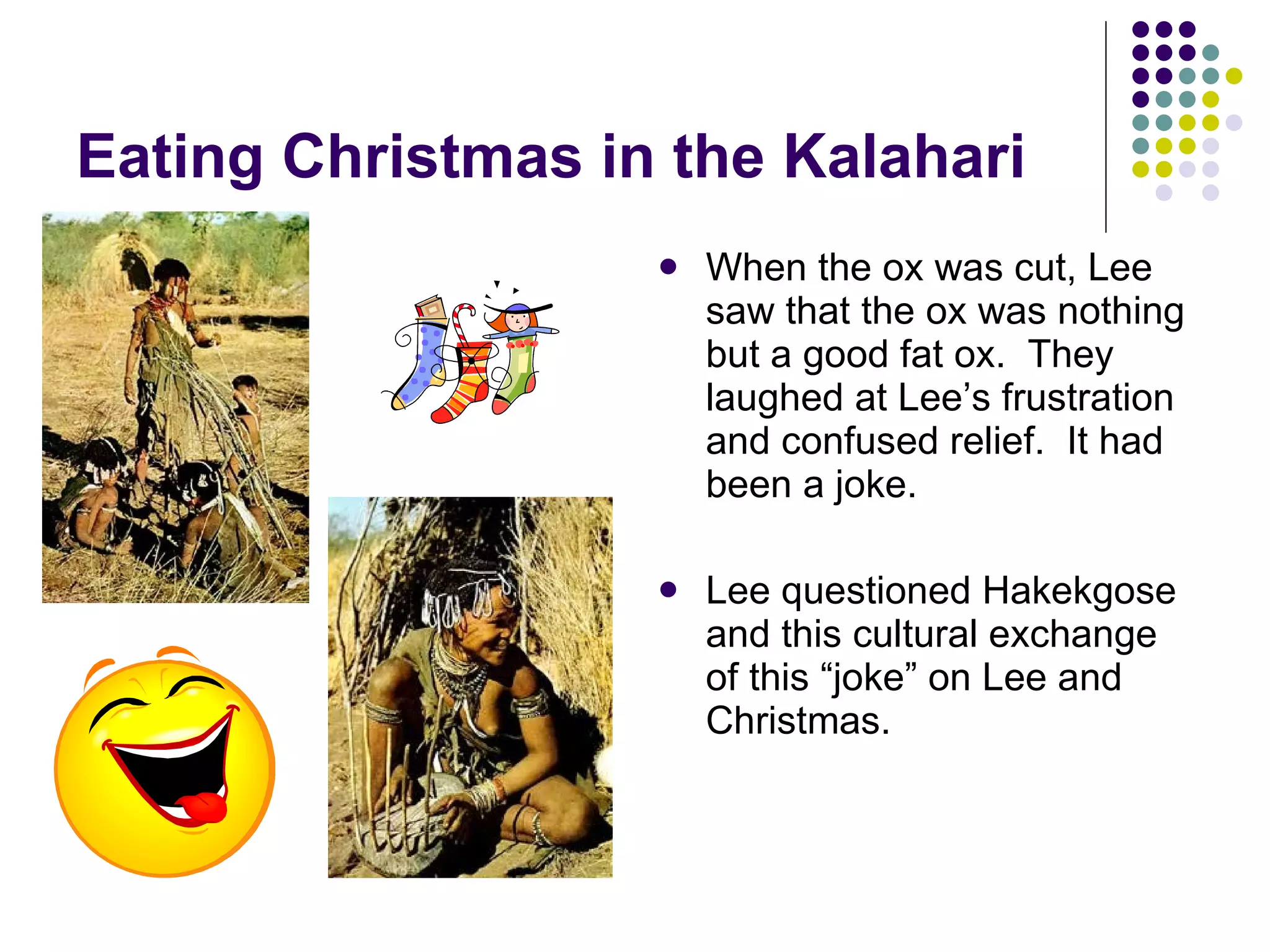 Eating Xmas In The Kalahari | PPT