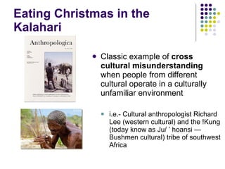 Eating Xmas In The Kalahari | PPT