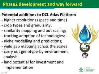 Geographic priorities for research and development on dryland cereals and legumes (DCL)