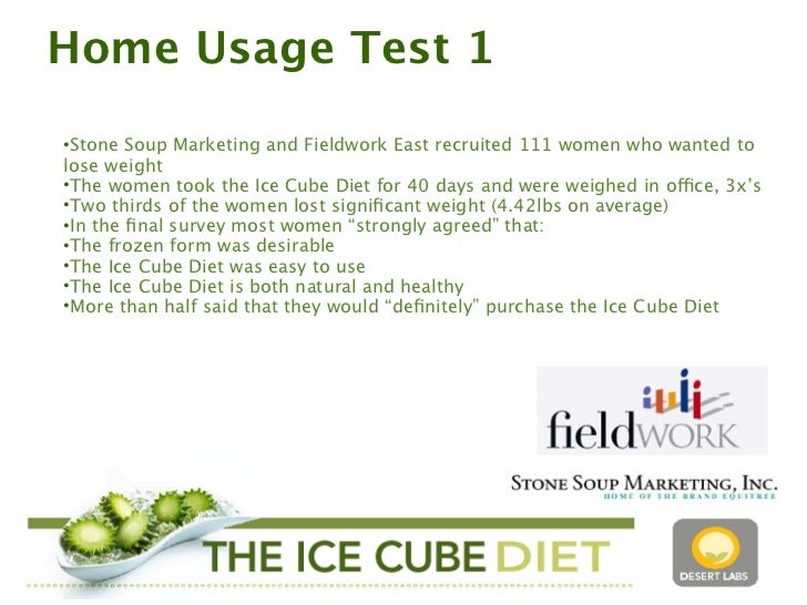 Eatless Ice Cube Diet Presentation