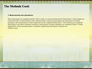 Questions being asked: Life expectancy (the average life span) greatly increased during the 20th century in most countries, largely due to improved hygiene, nutrition, and health care. One possible approach to further increase human life span is “caloric restriction.” But does restricted diet have similar action in a primate species? Like Monkeys? Would RD enhance monkeys lives?