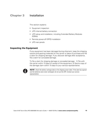 Eaton Rpo Eaton 9135 ups_users_guide | PDF