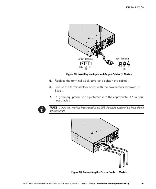 Eaton 9135 ups_users_guide