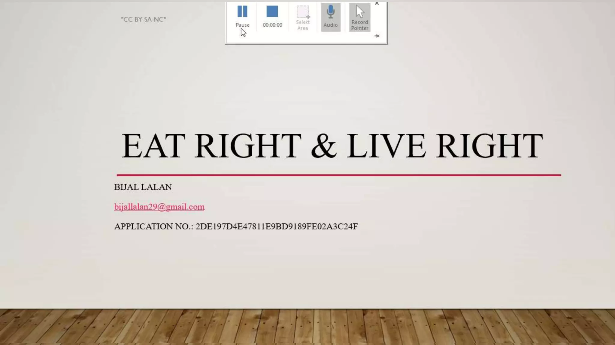 Eat right live right | PPTX