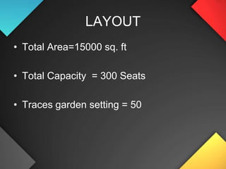 Time taken in dominos is quite much  high as comparative to the others(Mc donalds,zaitoon,oven fresh) haldiram also take few minutes to cater the service and in the Chinese outlays, desert corners like-desert street and baskin robins they does not exist.