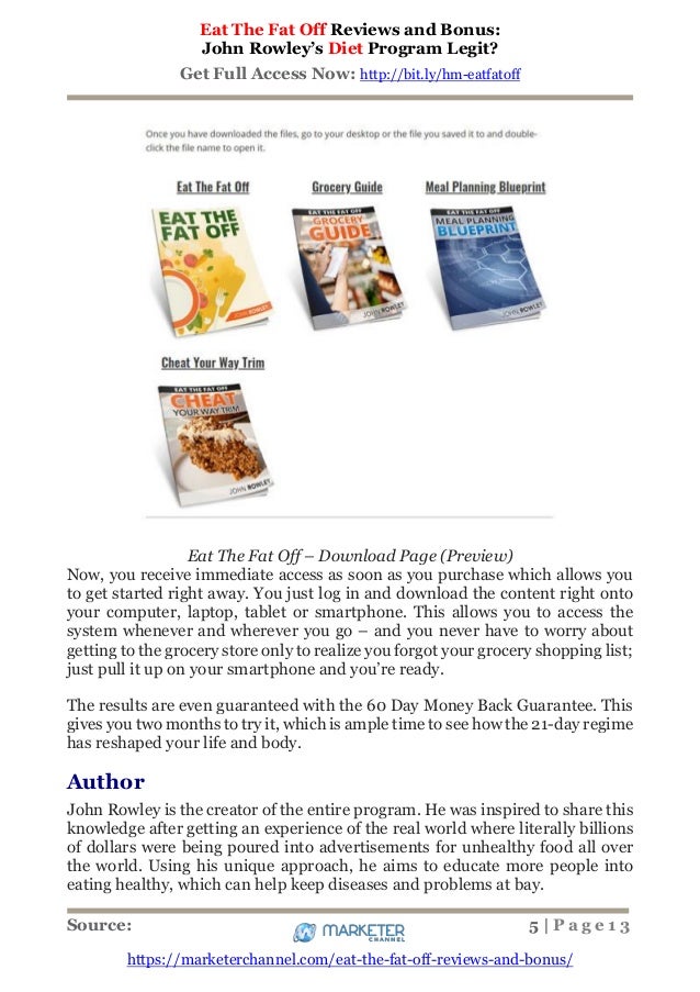 Eat The Fat Off book