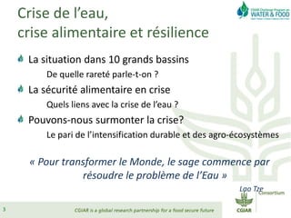 Eau alimentation & pauvrete apt msg eau mpl 2015