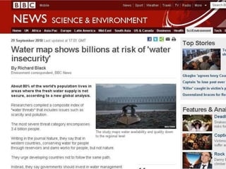 Eau alimentation & pauvrete apt msg eau mpl 2015