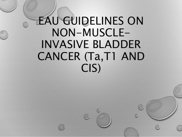 Eau Guidelines Nmibc
