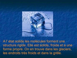 Eau Ses Differents Etats