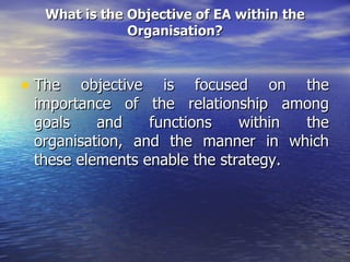 Ea Value And Benefits Ver1 0 | PPT