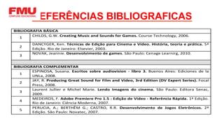 REFERÊNCIAS BIBLIOGRAFICAS
 