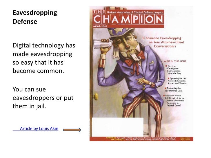 Eavesdropping Presentation