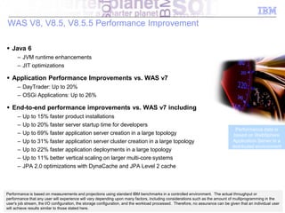 IBM WebSphere Application Server version to version comparison | PPTX