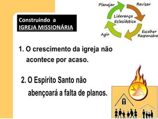 Construindo  a  
IGREJA MISSIONÁRIA
 